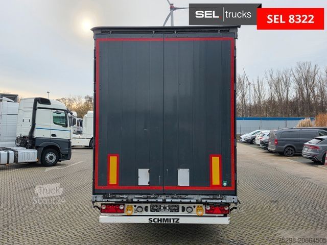 Atvērta puspiekabe ar tentu SCHMITZ CARGOBULL SCS 24/L 13.62 Mega / Palettenkasten