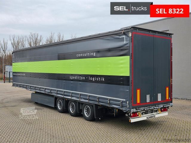 Atvērta puspiekabe ar tentu SCHMITZ CARGOBULL SCS 24/L 13.62 Mega / Palettenkasten