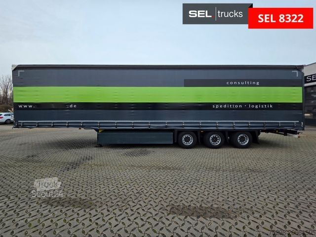 Atvērta puspiekabe ar tentu SCHMITZ CARGOBULL SCS 24/L 13.62 Mega / Palettenkasten