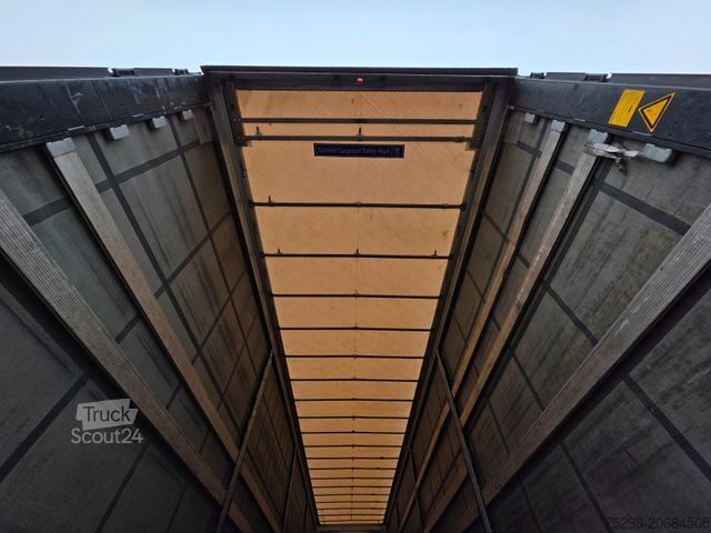 Atvērta puspiekabe ar tentu SCHMITZ CARGOBULL SCS 24/L 13.62 Mega / Palettenkasten