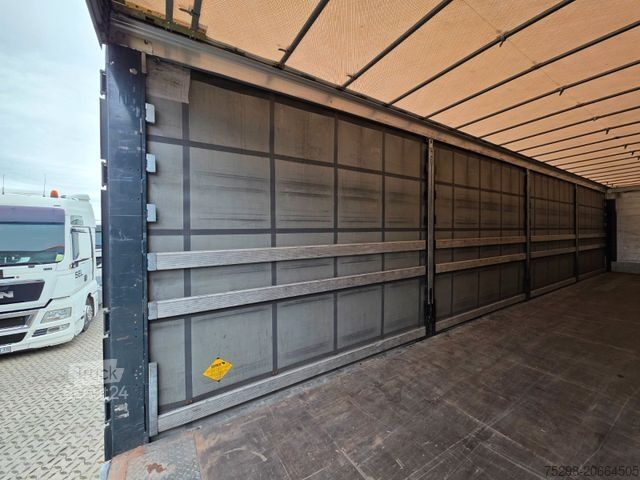 Atvērta puspiekabe ar tentu SCHMITZ CARGOBULL SCS 24/L 13.62 Mega / Palettenkasten