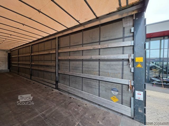 Atvērta puspiekabe ar tentu SCHMITZ CARGOBULL SCS 24/L 13.62 Mega / Palettenkasten