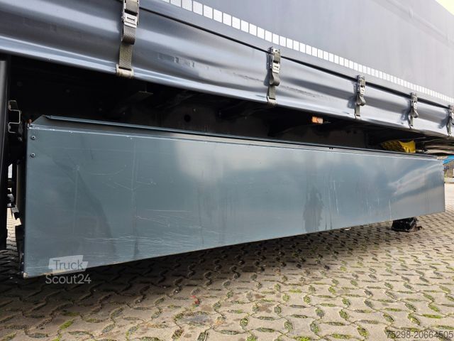 Atvērta puspiekabe ar tentu SCHMITZ CARGOBULL SCS 24/L 13.62 Mega / Palettenkasten