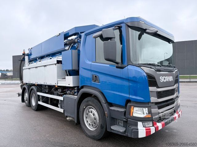 Vakuuma autocisterna SCANIA P360 6x2*4 Hvidtved Larsen Flexline 310