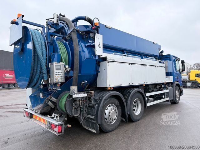 Vakuuma autocisterna SCANIA P360 6x2*4 Hvidtved Larsen Flexline 310