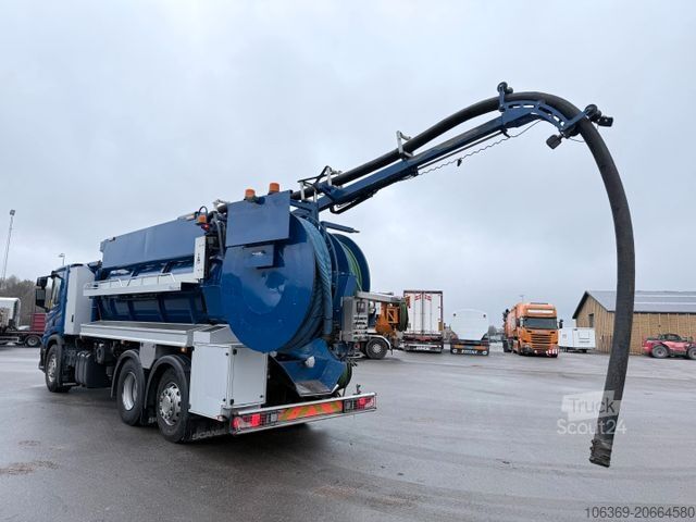 Vakuuma autocisterna SCANIA P360 6x2*4 Hvidtved Larsen Flexline 310