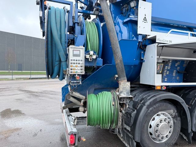 Vakuuma autocisterna SCANIA P360 6x2*4 Hvidtved Larsen Flexline 310
