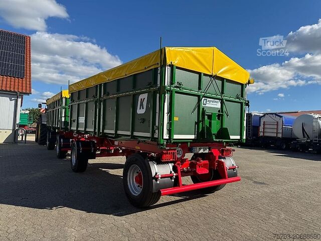 Kippanhänger Kröger 18to mit Kunststoffbordwand Interne Nr. 40742