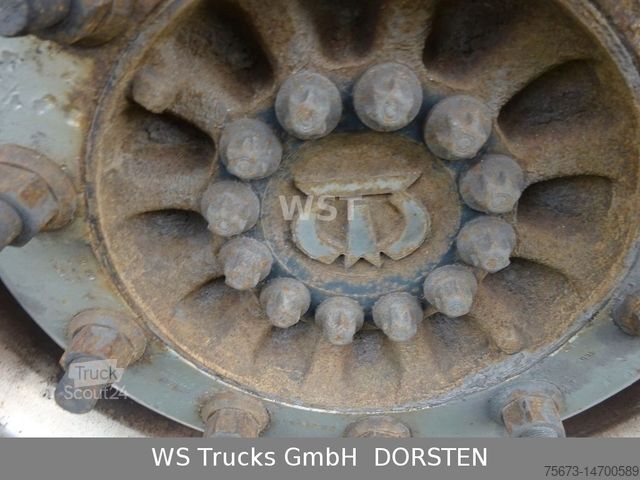 Öppen semitrailer med kapell KRONE SD 27 Planauflieger mit Edscha | ABS, EBS, XL