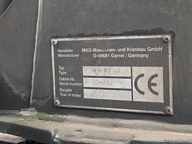 Вантажівка з відкритою платформою MERCEDES-BENZ 1224 Atego | MKG-Faltkran*Funk*6-Gang manuell