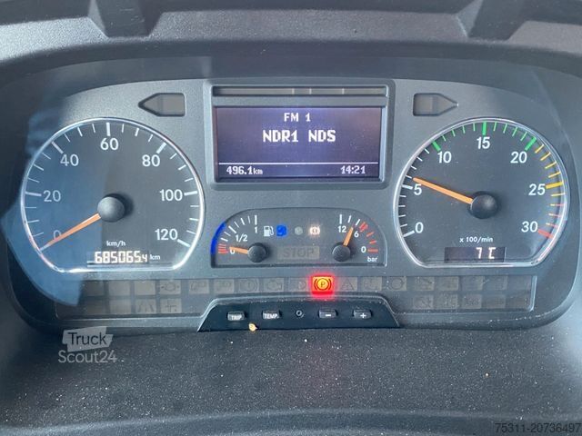 Вантажівка з відкритою платформою MERCEDES-BENZ 1224 Atego | MKG-Faltkran*Funk*6-Gang manuell