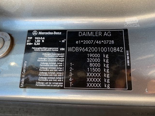 Саміоскид MERCEDES-BENZ 1832 4x2 | Fassi F125*Funk*MEILLER*Standklima