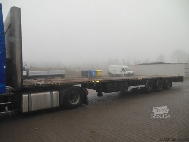 Auflieger mit Arbeitsbühne PANAV NP036, LOWDECK, 2 LIFTACHSE, CONTAINER TWISTLOCK