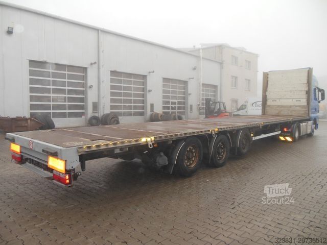 Auflieger mit Arbeitsbühne PANAV NP036, LOWDECK, 2 LIFTACHSE, CONTAINER TWISTLOCK