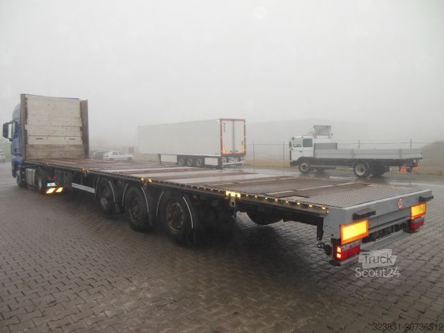 Auflieger mit Arbeitsbühne PANAV NP036, LOWDECK, 2 LIFTACHSE, CONTAINER TWISTLOCK