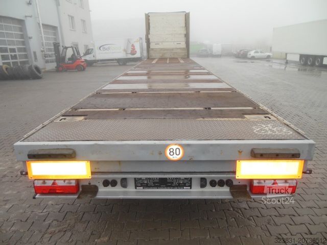 Auflieger mit Arbeitsbühne PANAV NP036, LOWDECK, 2 LIFTACHSE, CONTAINER TWISTLOCK