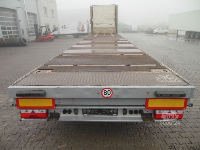 Auflieger mit Arbeitsbühne PANAV NP036, LOWDECK, 2 LIFTACHSE, CONTAINER TWISTLOCK