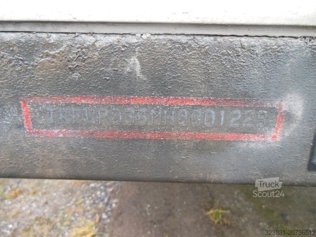 Auflieger mit Arbeitsbühne PANAV NP036, LOWDECK, 2 LIFTACHSE, CONTAINER TWISTLOCK