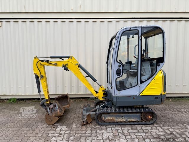 Minigraver WACKER 1404 / 2015 BJ / 3 x Löffel