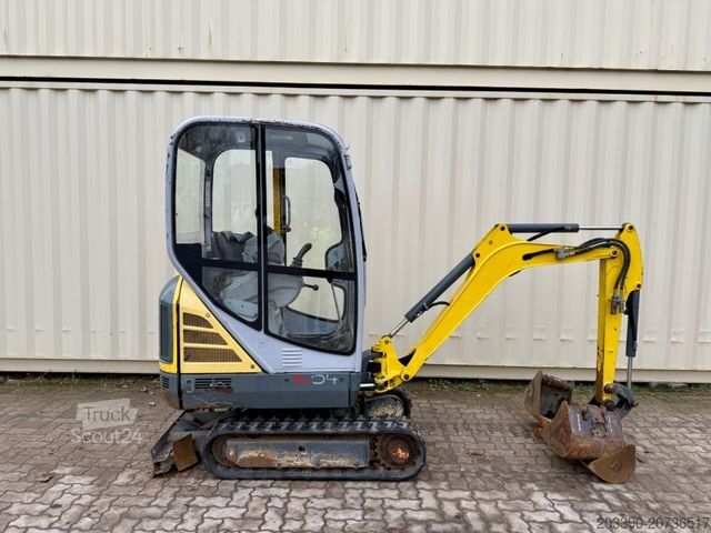 Minigraver WACKER 1404 / 2015 BJ / 3 x Löffel