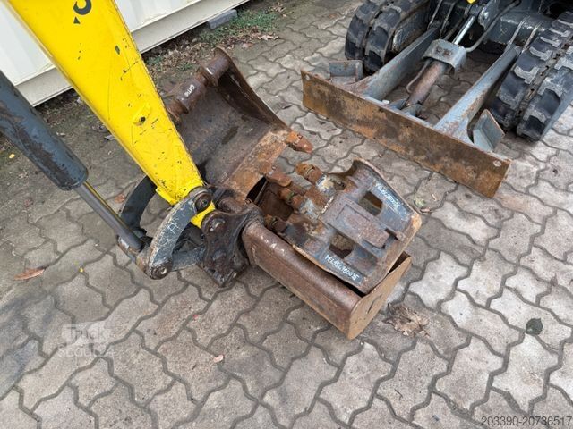 Minigraver WACKER 1404 / 2015 BJ / 3 x Löffel