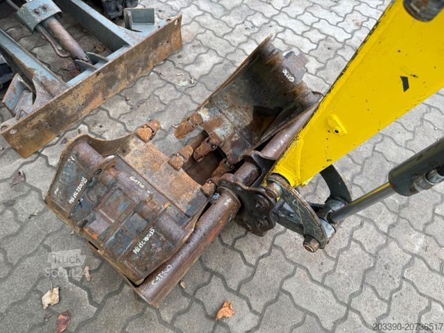 Minigraver WACKER 1404 / 2015 BJ / 3 x Löffel