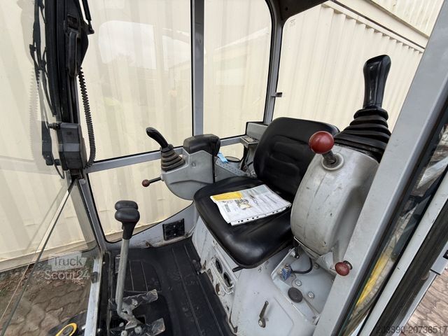 Minigraver WACKER 1404 / 2015 BJ / 3 x Löffel