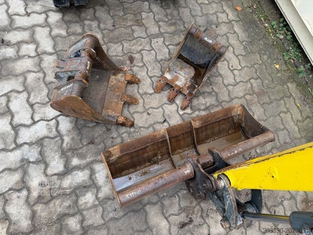 Minigraver WACKER 1404 / 2015 BJ / 3 x Löffel