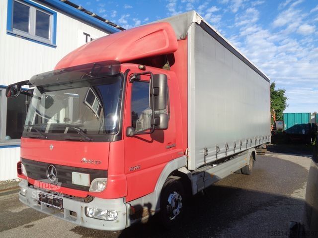Tentinė furgonė MERCEDES-BENZ Atego 816 L 7,2 M Schiebeplanen Tempomat
