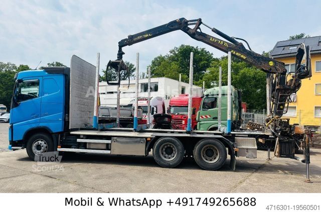 Logging truck VOLVO FH 540 BL 6x4 Tajfun LIV-150K *Retarder/Exte/ACC