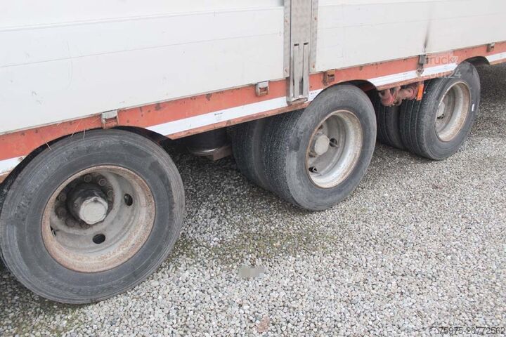 شبه مقطورة منخفضة السطح لنقل آلات البناء DE ANGELIS semirimorchio carrellone verricello usat