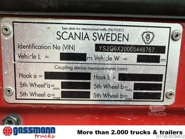 Kippiauto Scania G 450 /6x2/4, Meiller AK 16 MTG, Funk, Teleskop