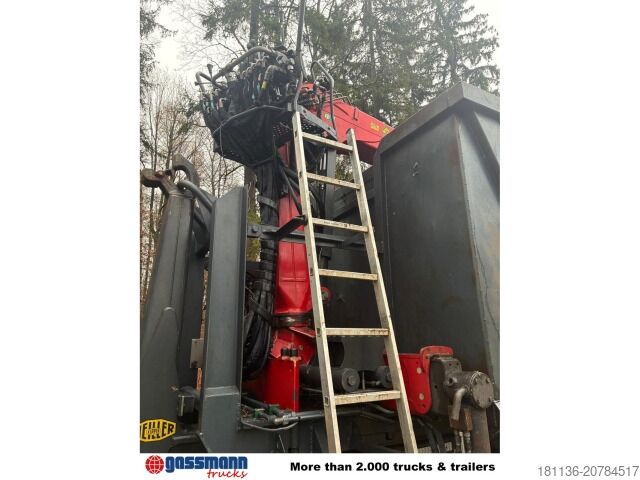 حاوية متدحرجة  Abrollcontainer mit Kran Palfinger Epsilon E110L