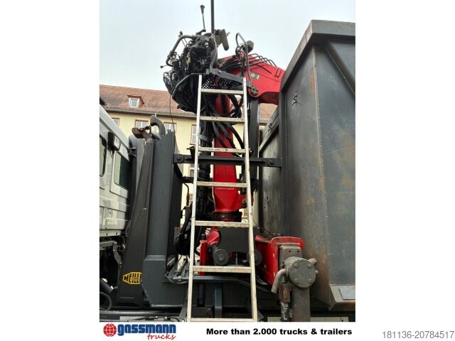 حاوية متدحرجة Abrollcontainer mit Kran Palfinger Epsilon E110L