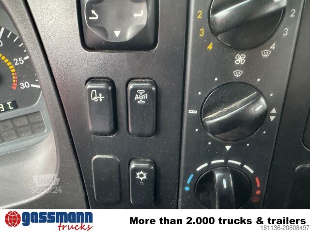 Camion cu platformă Mercedes-Benz Axor 1833 LL/NR , Atlas Terex Kran 75.2 - A5 L,