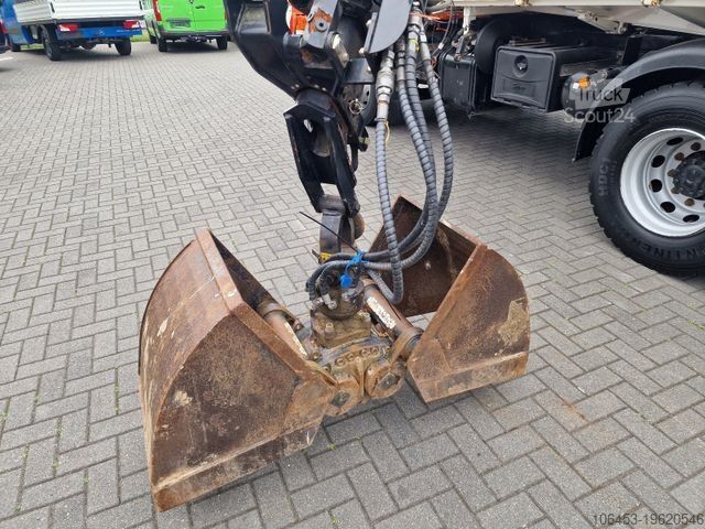 Tre-sidet tipbil MAN TGM 18.290 Kipper/Kran/Funk/5+6 Kreis + Greifer