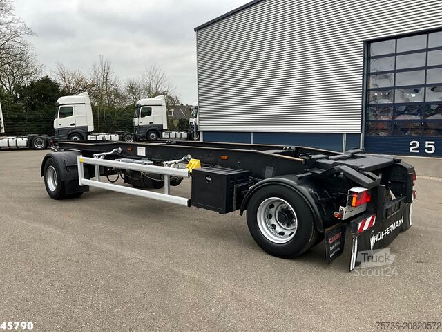 Transport de conteneurs HUFFERMAN 2-assige containeraanhangwagen