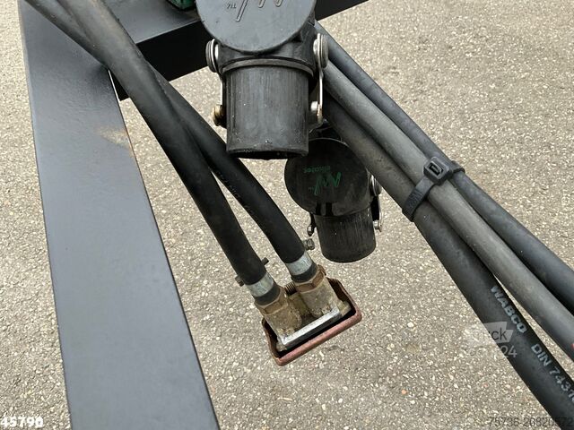 Transport de conteneurs HUFFERMAN 2-assige containeraanhangwagen