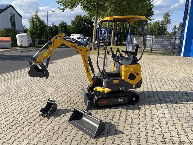 Minigrävare med schaktpaket Berger Kraus BK1000JSR mit Schwenkarm *HERBSTAKTION*
