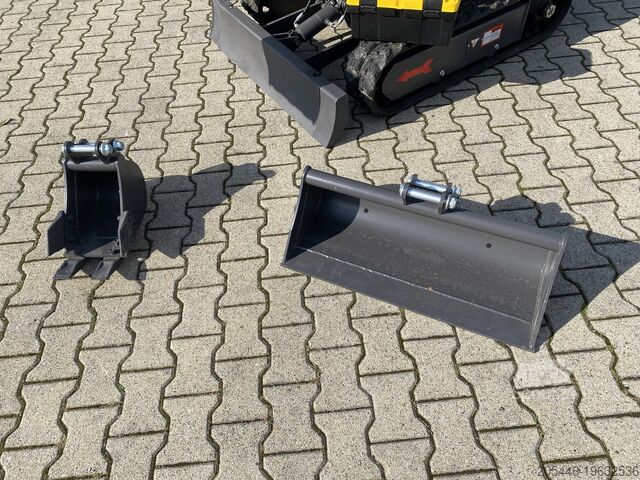 Minigrävare med schaktpaket Berger Kraus BK1000JSR mit Schwenkarm *HERBSTAKTION*