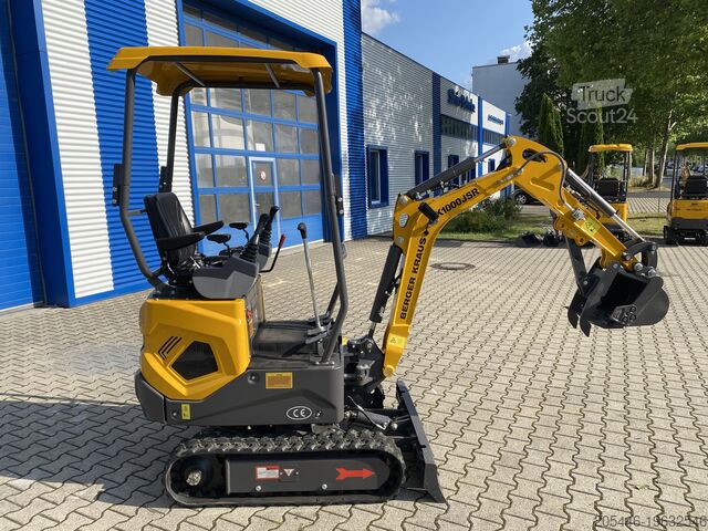 Miniexcavator cu cupă standard Berger Kraus BK1000JSR mit Schwenkarm *HERBSTAKTION*