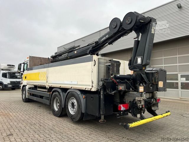 Бортовой грузовик MAN TG-S 26.400 6x2-2 BL Pritsche Heckkran 5xhydr, f