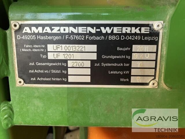 Pulvérisateur de pesticides Amazone UF 1201