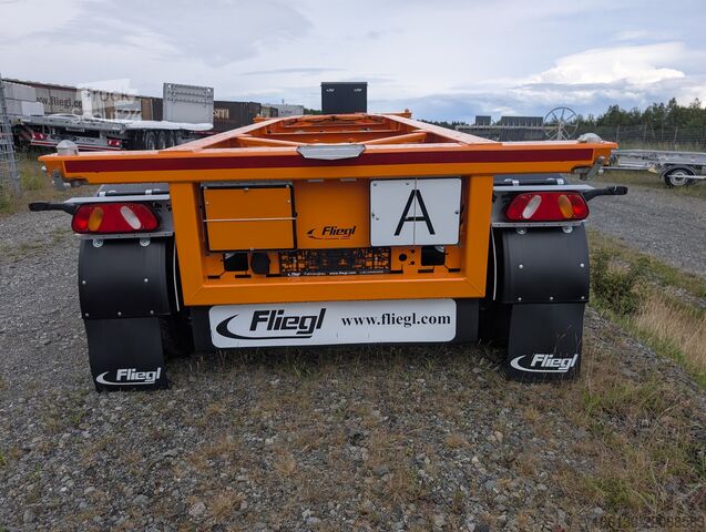 напівпричіп з кузовом, що змінюється Fliegl SDS 380 für 20" Container Heckbündig