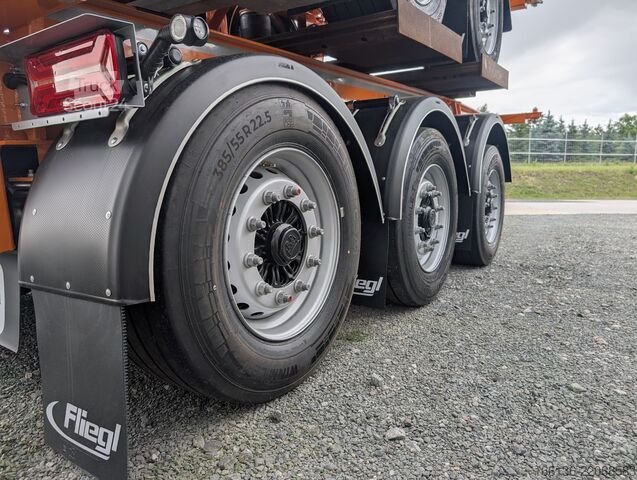 напівпричіп з кузовом, що змінюється Fliegl SDS 380 für 20" Container Heckbündig