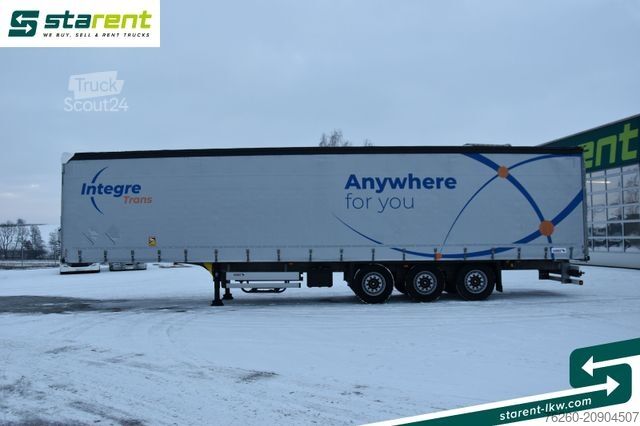 Semiremorcă deschisă cu prelată SCHMITZ CARGOBULL Tautliner, Schnittfeste Plane, XL Zertifikat