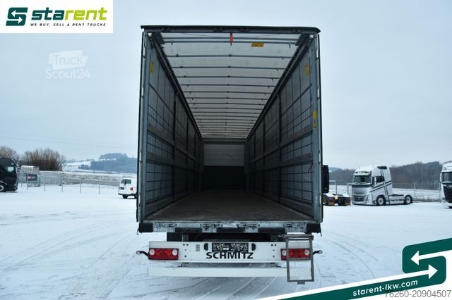Semiremorcă deschisă cu prelată SCHMITZ CARGOBULL Tautliner, Schnittfeste Plane, XL Zertifikat