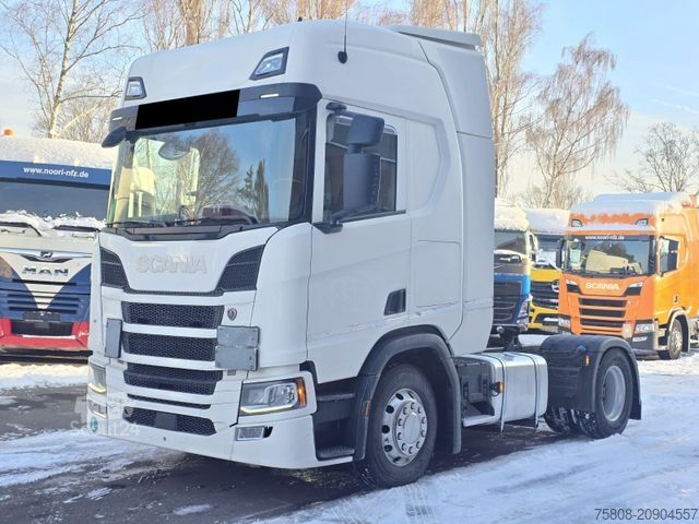 Bīstamo materiālu kravas automašīna SCANIA R450 ADR PTO Euro6d Retarder 2 Tanks