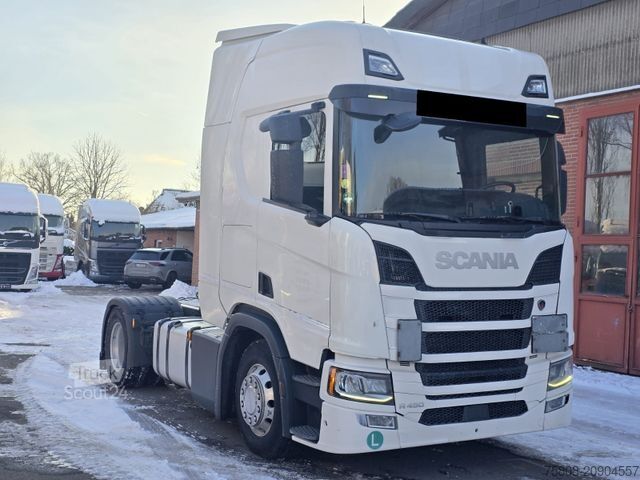 Bīstamo materiālu kravas automašīna SCANIA R450 ADR PTO Euro6d Retarder 2 Tanks