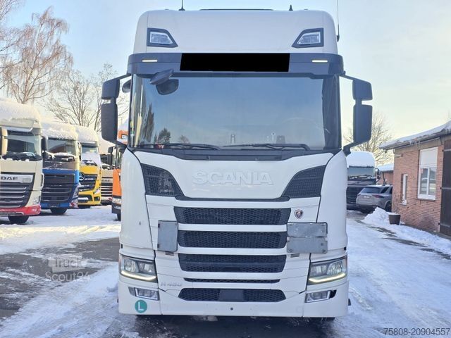 Bīstamo materiālu kravas automašīna SCANIA R450 ADR PTO Euro6d Retarder 2 Tanks